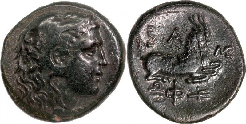 KINGS OF MACEDON, PHILIP V (221-179 BC), struck c. 200-179 BC. AE (22mm, 7,63g, ...