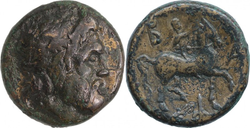 KINGS OF MACEDON, PHILIP V (221-179 BC), struck c. 200-179 BC. AE (18mm, 7,22g, ...