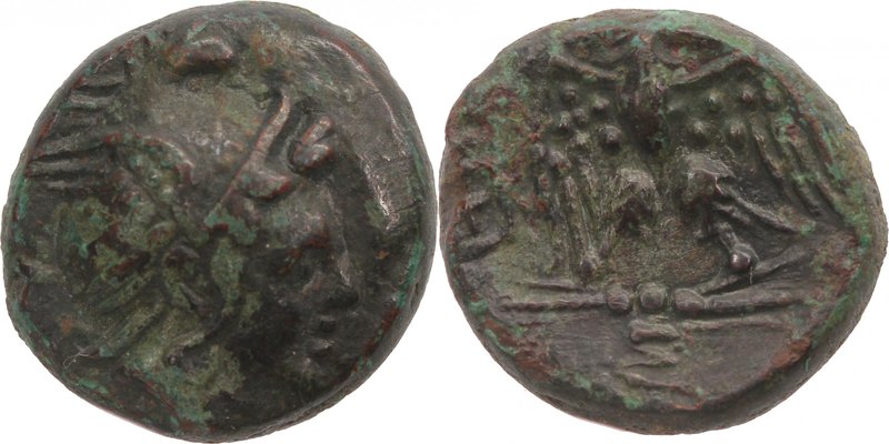 KINGS OF MACEDON, PERSEUS, c. 179-168 BC. AE (18mm, 5,55g, 1h), Pella or Amphipo...