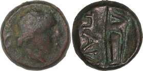 CIMMERIAN BOSPOROS, PANTIKAPAION, c. 200-150 BC. AE 12.