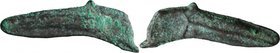 SARMATIA, OLBIA, c. late 5th-4th cent. BC. AE Cast dolphin