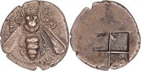 IONIA, EPHESOS, c. 500-420 BC. AR, diobol.