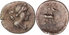 IONIA, EPHESOS, c. 3rd-2nd cent. BC. AR, Hemiobol.