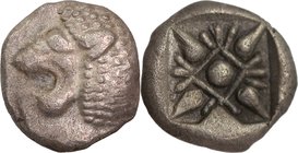 IONIA, MILETOS, c. 525-475 BC. AR, Obol .