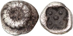 IONIA, UNCERTAIN, c. 520-480 BC. AR tetartemorion.