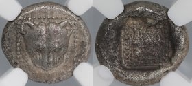 ISLANDS OFF IONIA, SAMOS, c. Late 6th cent. BC. AR Drachm.