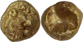 KINGS OF LYDIA, ALYATTES, c. 650-610 BC. EL, hemihekte.
