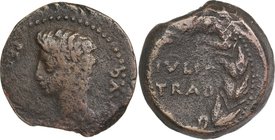SPAIN, IULIA TRADUCTA, AUGUSTUS, 27 BC – 14 AD. AE 25.