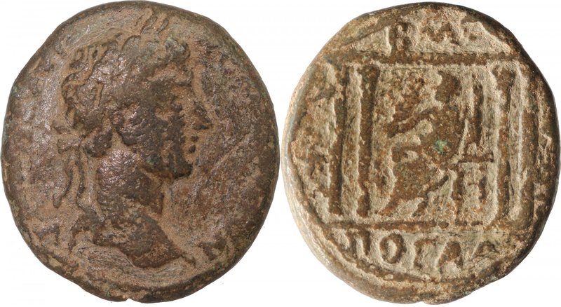 SYRIA, DECAPOLIS, GADARA, Commodus, AD 177-192. AE (30mm, 19,18g, 12h), dated 24...