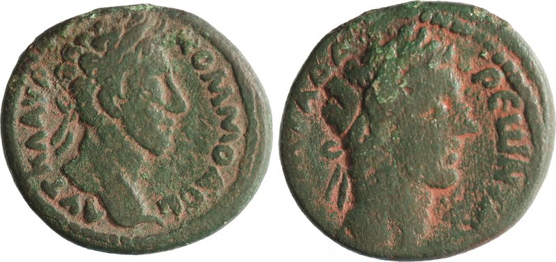 SYRIA, DECAPOLIS, GADARA, Commodus, AD 177-192. AE (25mm, 11,97g, 12h), dated 24...