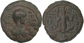 SYRIA, DECAPOLIS, DIUM, Geta, as Caesar AD 198-209. AE 25.
