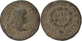 SYRIA, COELE-SYRIA, DAMASCUS, Volusian, AD 251-253. AE 25.