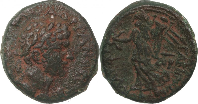JUDAEA, GABA, Hadrian, AD 117-138. AE (24mm, 10,56g, 12h), dated 177 (AD 117). L...