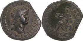 NERO, AD 54-68. AE, semis