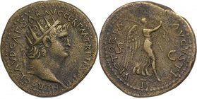 NERO, AD 54-68. AE, dupondius.