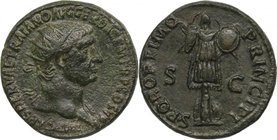 TRAJAN. 98-117 AD. AE, dupondius.