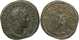 SEVERUS ALEXANDER, AD 222-235. AE, sestertius.