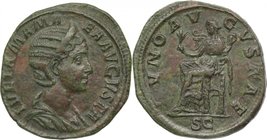 JULIA MAMAEA, Augusta AD 222-235. AE, sestertius.