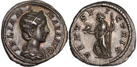 JULIA MAMAEA, Augusta AD 222-235. AR, denarius.