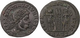 CONSTANTINE II, as Caesar, AD 316-337, AE, follis.