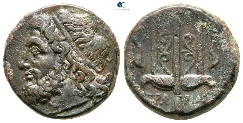 Sicily. Syracuse. Hieron II 275-215 BC. 
Bronze Æ

19 mm., 6,95 g.



ver...