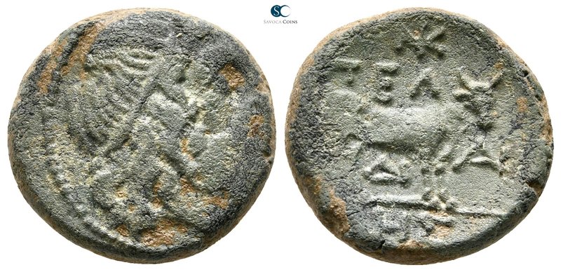 Macedon. Pella circa 187-31 BC. 
Bronze Æ

18 mm., 5,73 g.



very fine