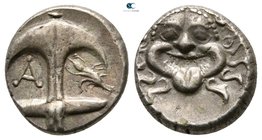 Thrace. Apollonia Pontica 500-400 BC. Bronze Æ