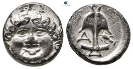Thrace. Apollonia Pontica circa 350-320 BC. Drachm AR