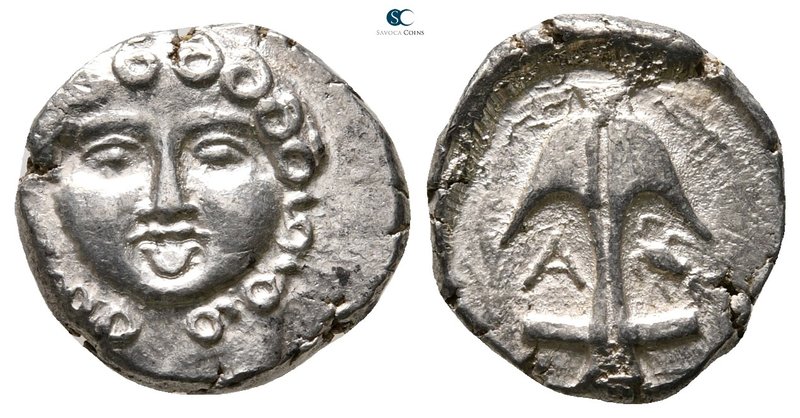 Thrace. Apollonia Pontica circa 350-320 BC. 
Drachm AR

13 mm., 2,88 g.


...