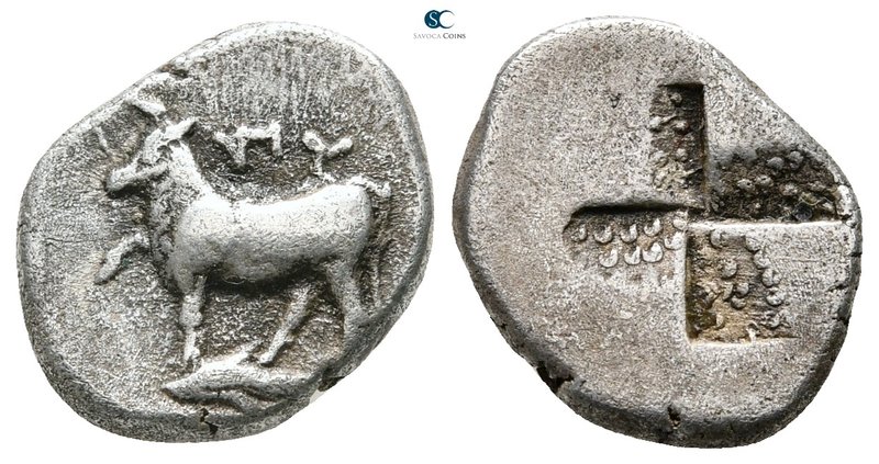 Thrace. Byzantion 387-340 BC. 
Siglos AR

10 mm., 2,41 g.



very fine