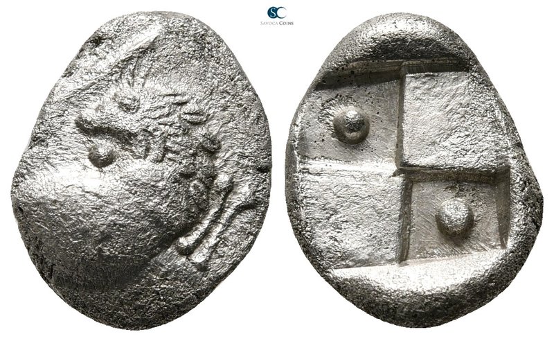 Thrace. Chersonesos 386-338 BC. 
Hemidrachm AR

15 mm., 2,27 g.



very f...