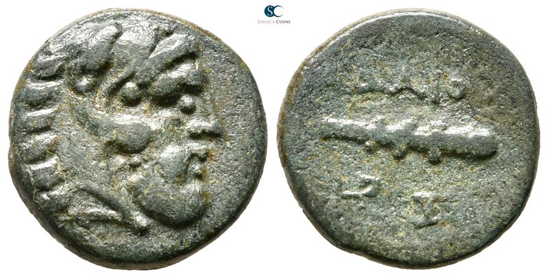 Kings of Thrace. Uncertain mint. Seleukid. Adaios 253-243 BC. 
Bronze Æ

18 m...