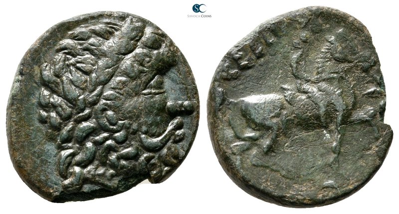 Kings of Thrace. Seuthes III 323-316 BC. 
Bronze Æ

17 mm., 2,70 g.



ne...