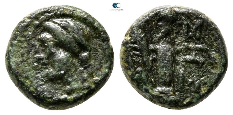 The Thracian Chersonese. Sestos circa 300 BC. 
Bronze Æ

12 mm., 1,89 g.

...