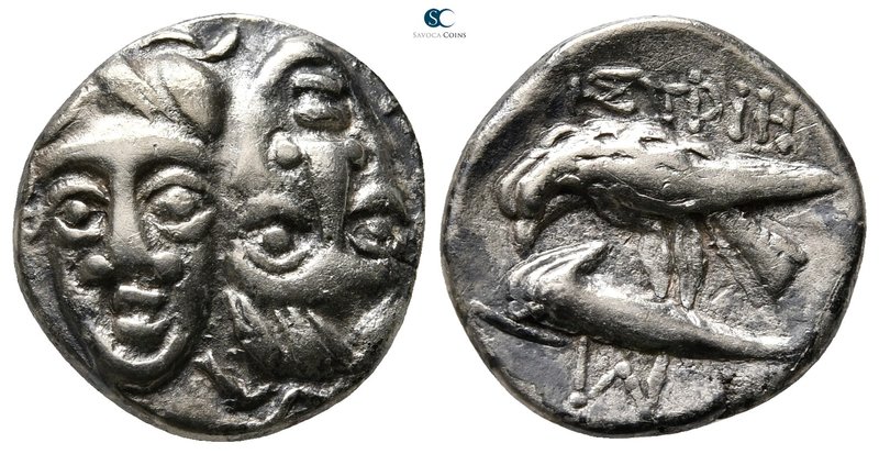 Moesia. Istrus circa 400-300 BC. 
Drachm AR

18 mm., 4,03 g.



very fine
