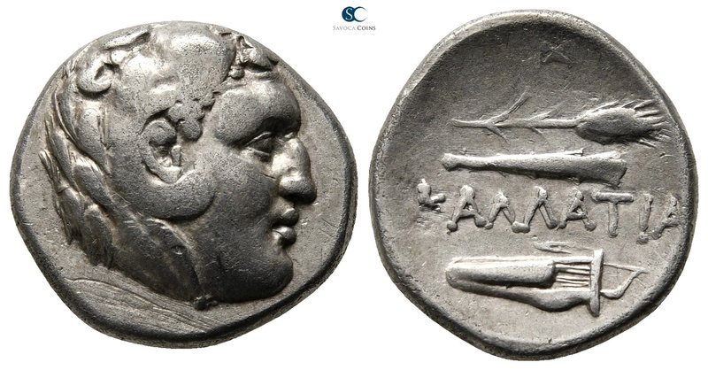 Moesia. Kallatis circa 300-100 BC. 
Drachm AR

18 mm., 4,83 g.



very fi...