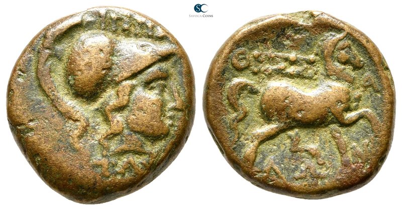 Thessaly. Thessalian League circa 120-50 BC. 
Dichalkon Æ

18 mm., 5,28 g.
...