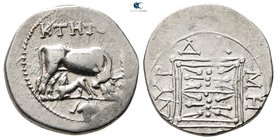 Illyria. Dyrrhachion circa 229-100 BC. Victoriatus AR