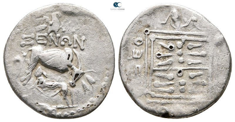 Illyria. Dyrrhachion circa 229-100 BC. 
Foureé Drachm 

19 mm., 2,42 g.


...
