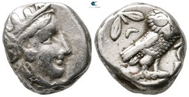 Attica. Athens 420-405 BC. Tetradrachm AR