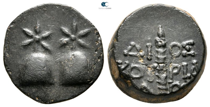 Colchis. Dioskourias circa 105-90 BC. 
Bronze Æ

17 mm., 4,70 g.



very ...