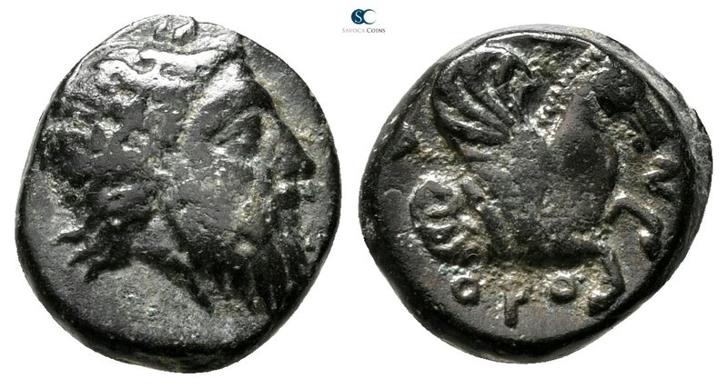 Mysia. Adramytteion. ΟΡΟΝΤΗΣ (Orontes), satrap of Mysia circa 357-352 BC. 
Bron...