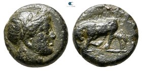 Mysia. Gambrion 400 BC. Bronze Æ