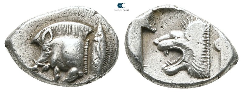 Mysia. Kyzikos circa 480-450 BC. 
Diobol AR

13 mm., 1,24 g.



good very...