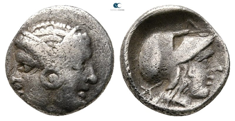 Mysia. Lampsakos circa 390-330 BC. 
Diobol AR

11 mm., 1,26 g.



nearly ...