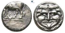 Mysia. Parion 350-300 BC. Hemidrachm AR