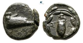 Islands off Ionia. Samos circa 394-365 BC. Bronze Æ
