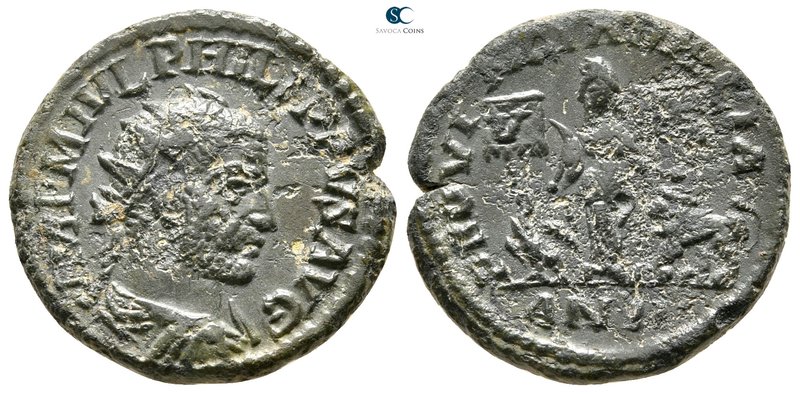 Dacia. Philip I Arab AD 244-249. 
Bronze Æ

21 mm., 5,32 g.



very fine
