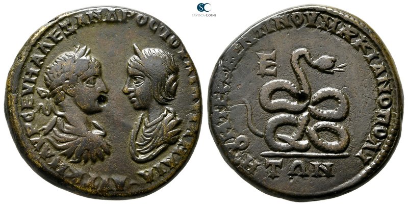 Moesia Inferior. Marcianopolis. Severus Alexander, with Julia Mamaea AD 222-235....