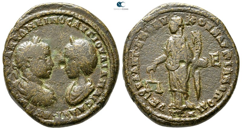 Moesia Inferior. Marcianopolis. Gordian III with Tranquillina AD 238-244. 
Bron...